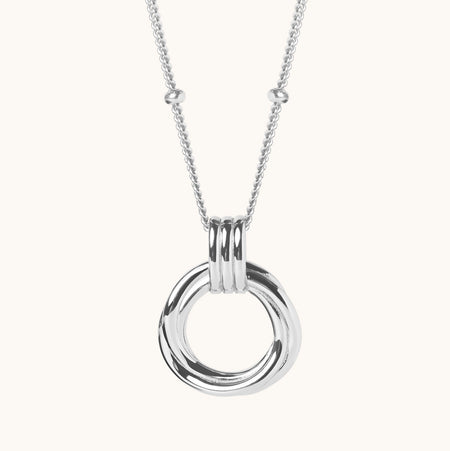 Karma Necklace Silver